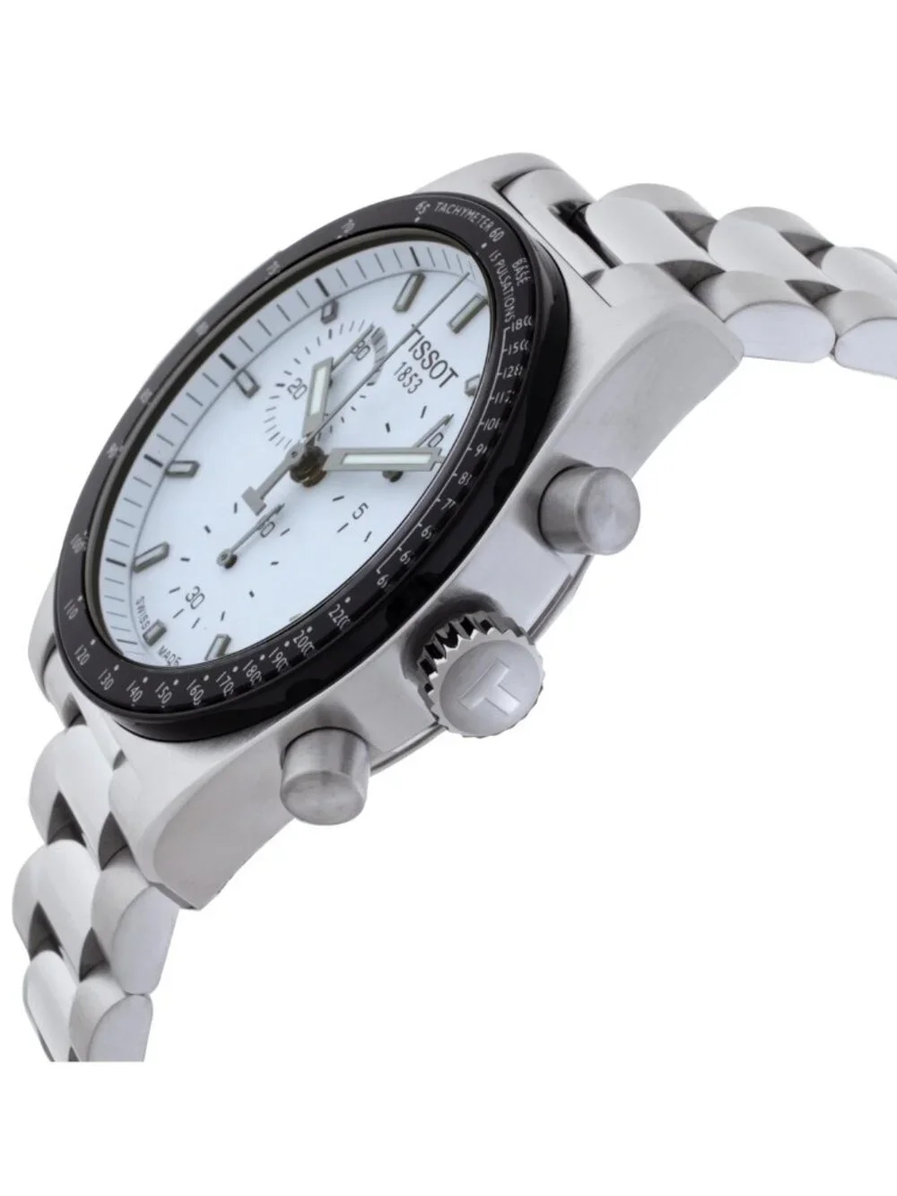 NWT Tissot PR516 Chronograph Quartz White Dial Men's Watch